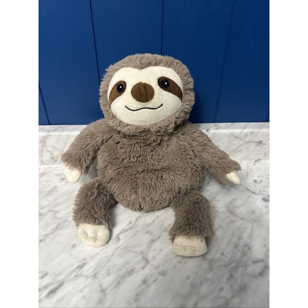 Warmies Plush Sloth Stuffed Animal 9" Heated/Lavender Scented‎ Microwaveable